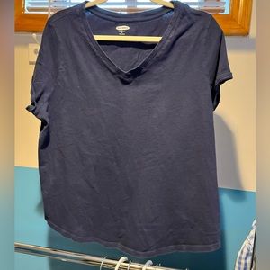 Blue Crewneck T Shirt